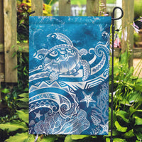 World Ocean Day Polynesian Pattern Garden Flag Crystal Waves LT7 Garden Flag Blue - Polynesian Pride