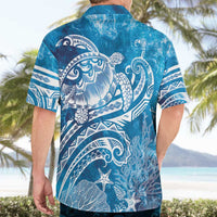World Ocean Day Polynesian Pattern Hawaiian Shirt Crystal Waves LT7 - Polynesian Pride