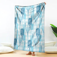 Aloha Hawaii Vintage Kahili Pa'a Lima Blanket Palaka Print Oceanic Turquoise LT7 - Polynesian Pride
