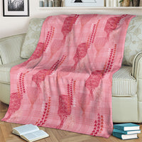 Aloha Hawaii Vintage Kahili Pa'a Lima Blanket Palaka Print Berry Pink LT7 - Polynesian Pride