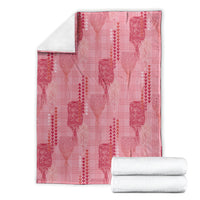 Aloha Hawaii Vintage Kahili Pa'a Lima Blanket Palaka Print Berry Pink LT7 - Polynesian Pride