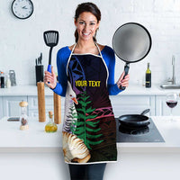 New Caledonia Kanaky Personalized Apron Kagu Bird Emblem LT7 - Polynesian Pride