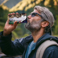 New Caledonia Kanaky Personalized 4 in 1 Can Cooler Tumbler Kagu Bird Emblem LT7 - Polynesian Pride