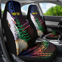 New Caledonia Kanaky Personalized Car Seat Cover Kagu Bird Emblem LT7 - Polynesian Pride