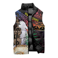 New Caledonia Kanaky Personalized Sleeveless Puffer Jacket Kagu Bird Emblem LT7 - Polynesian Pride