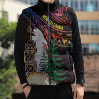 New Caledonia Kanaky Personalized Sleeveless Puffer Jacket Kagu Bird Emblem LT7 - Polynesian Pride