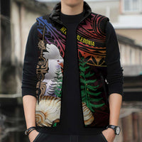 New Caledonia Kanaky Personalized Sleeveless Puffer Jacket Kagu Bird Emblem LT7 - Polynesian Pride