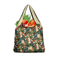 New Zealand Christmas Grocery Bag Romantic Tui Birds on Pohutukawa - Ivory LT7 1-pack One Size Ivory - Polynesian Pride
