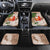 Polynesian Car Mats Tropical Santa - Plumeria Beige Vintage