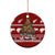 New Zealand Xmas Ceramic Ornament Mere Kirihimete - Santa With Kiwi Bird LT7 - Polynesian Pride