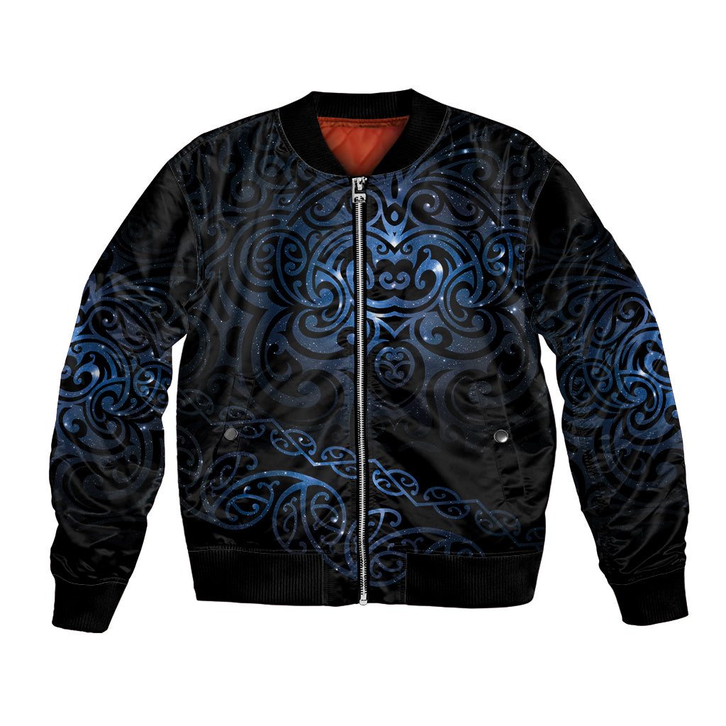 New Zealand Matariki Bomber Jacket Cosmic Style LT7 Unisex Galaxy - Polynesian Pride