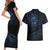 New Zealand Matariki Couples Matching Short Sleeve Bodycon Dress and Hawaiian Shirt Cosmic Style LT7 - Polynesian Pride