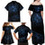 New Zealand Matariki Family Matching Off Shoulder Maxi Dress and Hawaiian Shirt Cosmic Style LT7 - Polynesian Pride