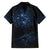 New Zealand Matariki Family Matching Short Sleeve Bodycon Dress and Hawaiian Shirt Cosmic Style LT7 - Polynesian Pride