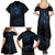 New Zealand Matariki Family Matching Summer Maxi Dress and Hawaiian Shirt Cosmic Style LT7 - Polynesian Pride