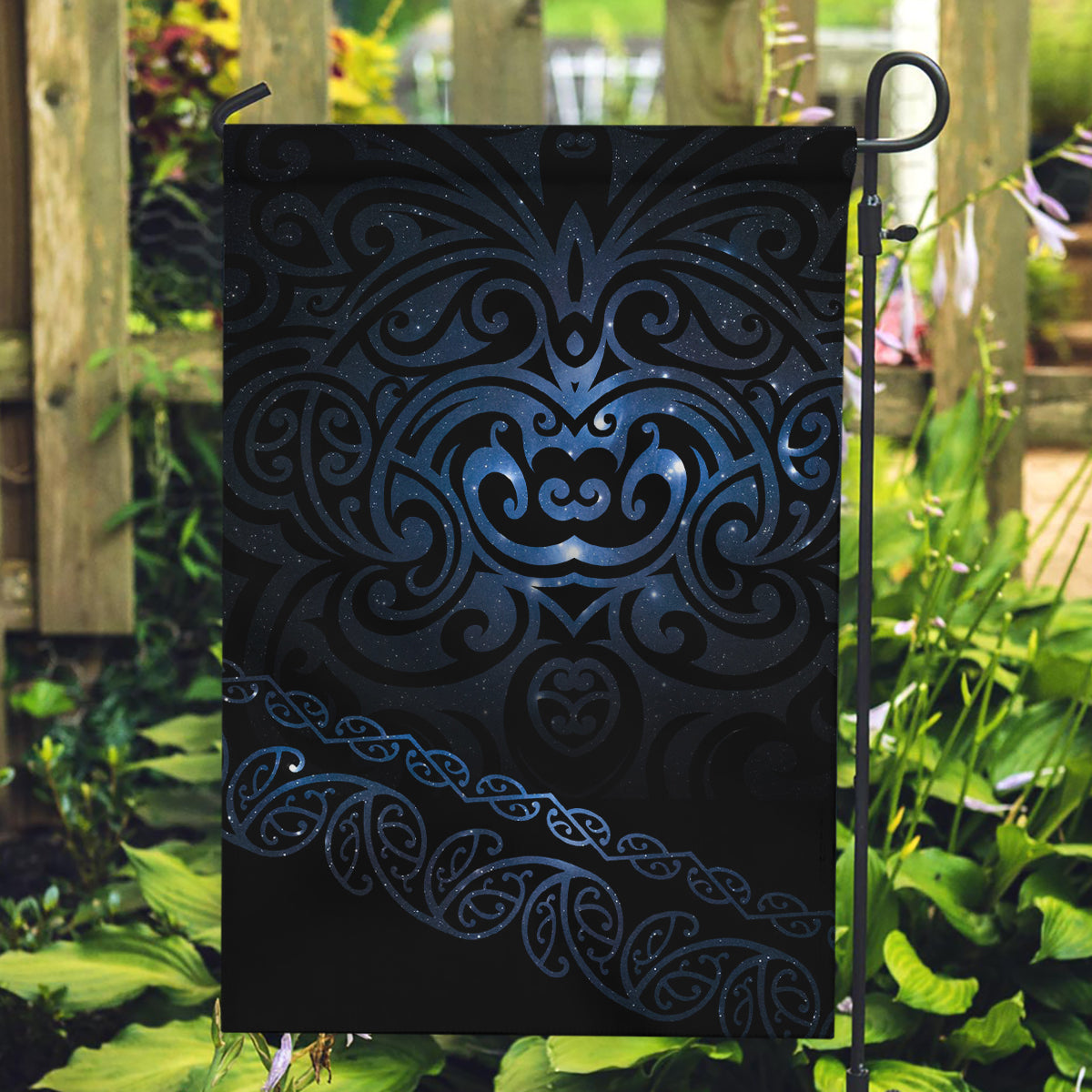 New Zealand Matariki Garden Flag Cosmic Style LT7 Garden Flag Galaxy - Polynesian Pride