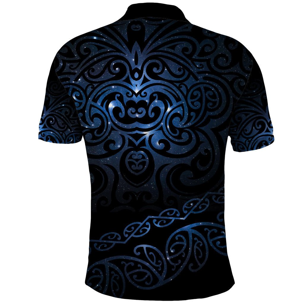 New Zealand Matariki Polo Shirt - Cosmic Style LT7 - Polynesian Pride