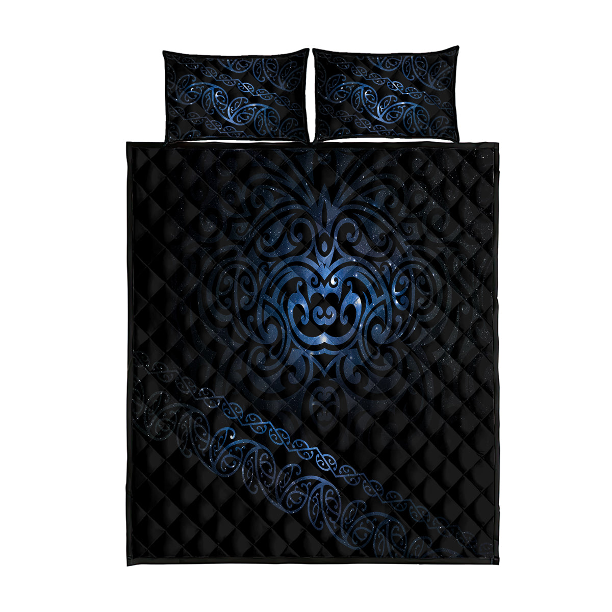 New Zealand Matariki Quilt Bed Set Cosmic Style LT7 Galaxy - Polynesian Pride