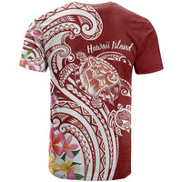 Aloha Hawaii Island Personalized T Shirt Crimson Dreamy Turtle LT7 - Polynesian Pride