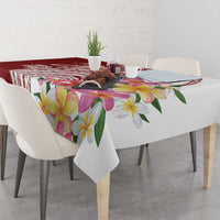 Aloha Hawaii Island Personalized Tablecloth Crimson Dreamy Turtle LT7 - Polynesian Pride