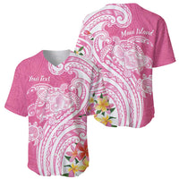 Aloha Maui Island Personalized Baseball Jersey Rose Dreamy Turtle LT7 - Polynesian Pride