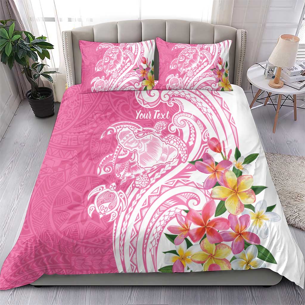 Aloha Maui Island Personalized Bedding Set Rose Dreamy Turtle LT7 - Polynesian Pride