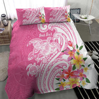 Aloha Maui Island Personalized Bedding Set Rose Dreamy Turtle LT7 - Polynesian Pride