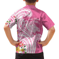 Aloha Maui Island Personalized Kid Hawaiian Shirt Rose Dreamy Turtle LT7 - Polynesian Pride