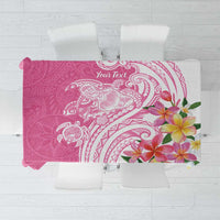 Aloha Maui Island Personalized Tablecloth Rose Dreamy Turtle LT7 Rose Pink - Polynesian Pride
