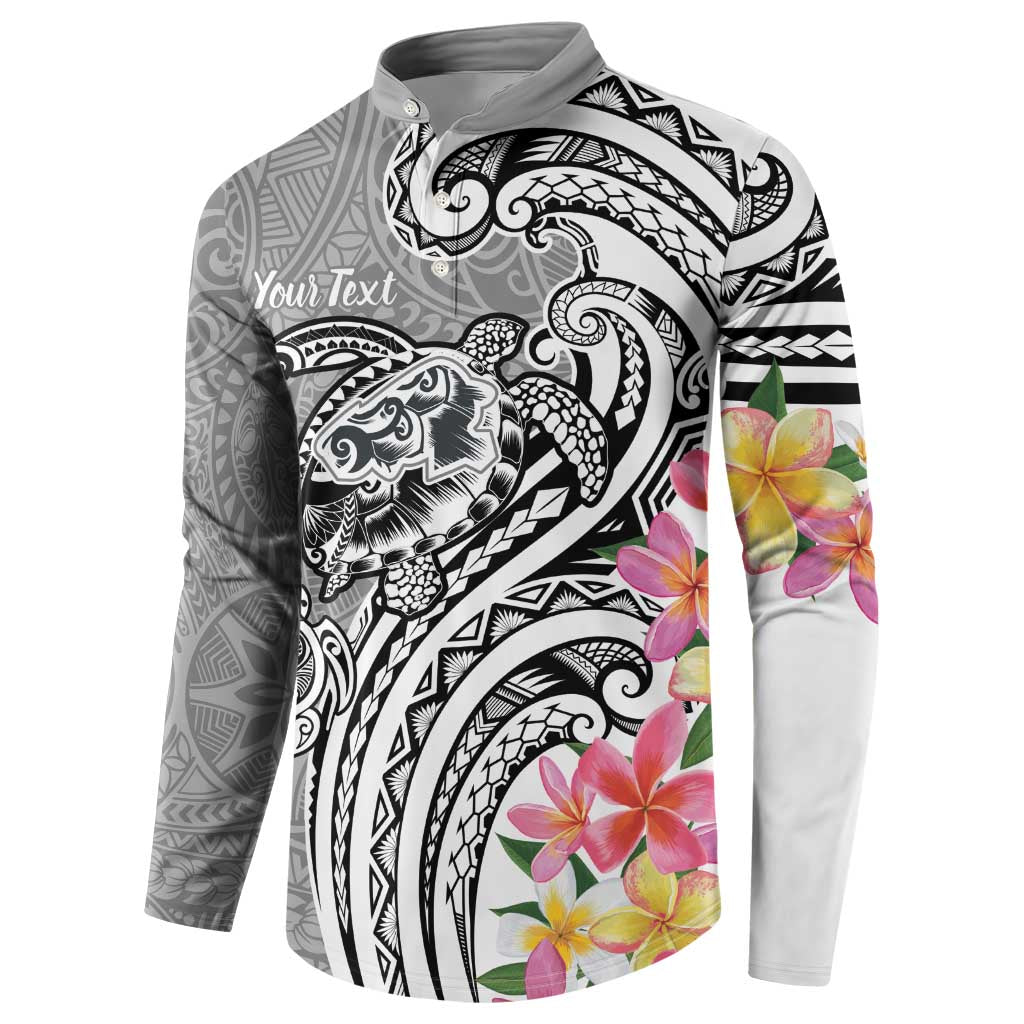 Aloha Kahoolawe Island Personalized Button Sweatshirt Ashen Dreamy Turtle LT7 - Polynesian Pride