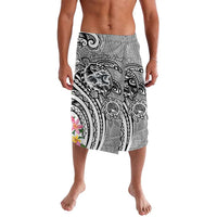 Aloha Kahoolawe Island Personalized Lavalava Ashen Dreamy Turtle LT7 Grey - Polynesian Pride