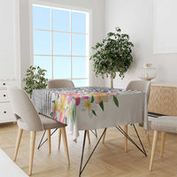 Aloha Kahoolawe Island Personalized Tablecloth Ashen Dreamy Turtle LT7 - Polynesian Pride