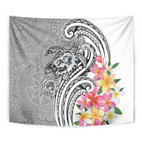 Aloha Kahoolawe Island Personalized Tapestry Ashen Dreamy Turtle LT7 - Polynesian Pride