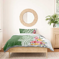 Aloha Molokai Island Personalized Bedding Set Sage Dreamy Turtle LT7 - Polynesian Pride