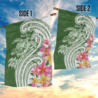 Aloha Molokai Island Personalized Garden Flag Sage Dreamy Turtle LT7 - Polynesian Pride