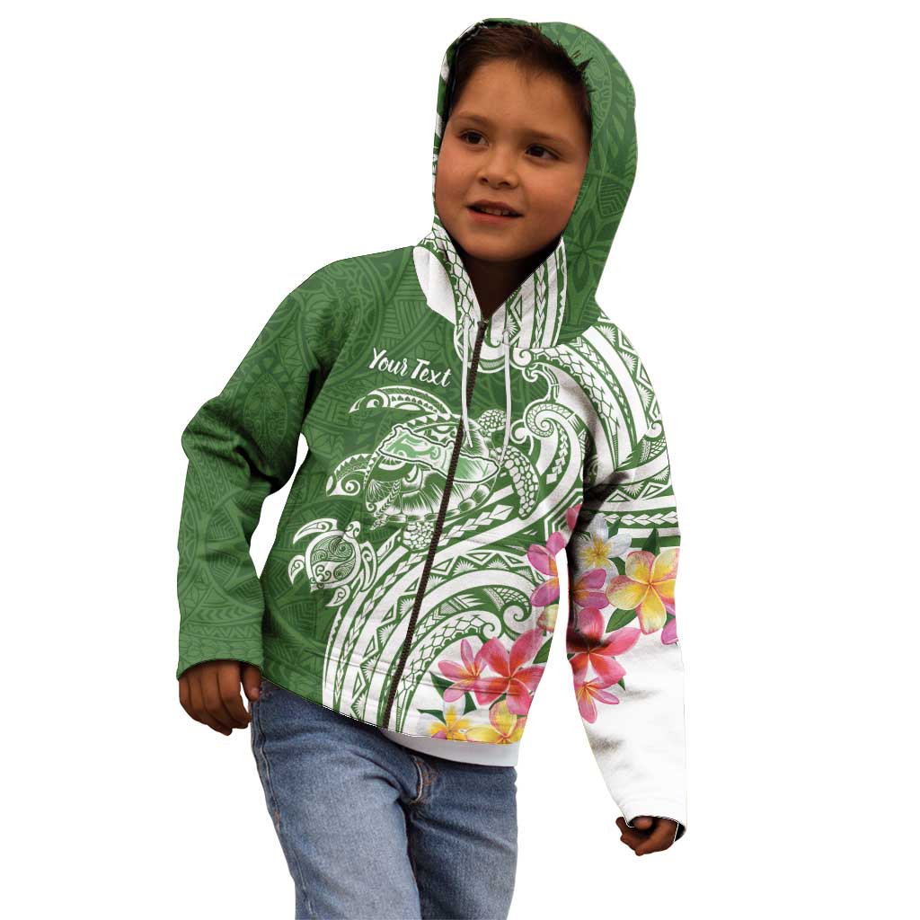 Aloha Molokai Island Personalized Kid Hoodie Sage Dreamy Turtle LT7 - Polynesian Pride