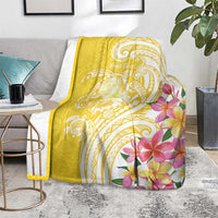 Aloha Oahu Island Personalized Blanket Yellow Dreamy Turtle LT7 - Polynesian Pride