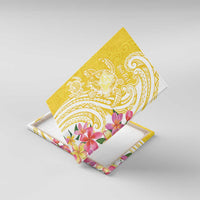 Aloha Oahu Island Personalized Canvas Wall Art Yellow Dreamy Turtle LT7 With Frame Yellow - Polynesian Pride