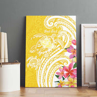Aloha Oahu Island Personalized Canvas Wall Art Yellow Dreamy Turtle LT7 - Polynesian Pride