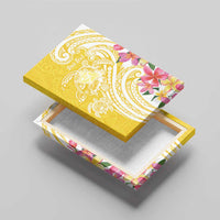 Aloha Oahu Island Personalized Canvas Wall Art Yellow Dreamy Turtle LT7 - Polynesian Pride