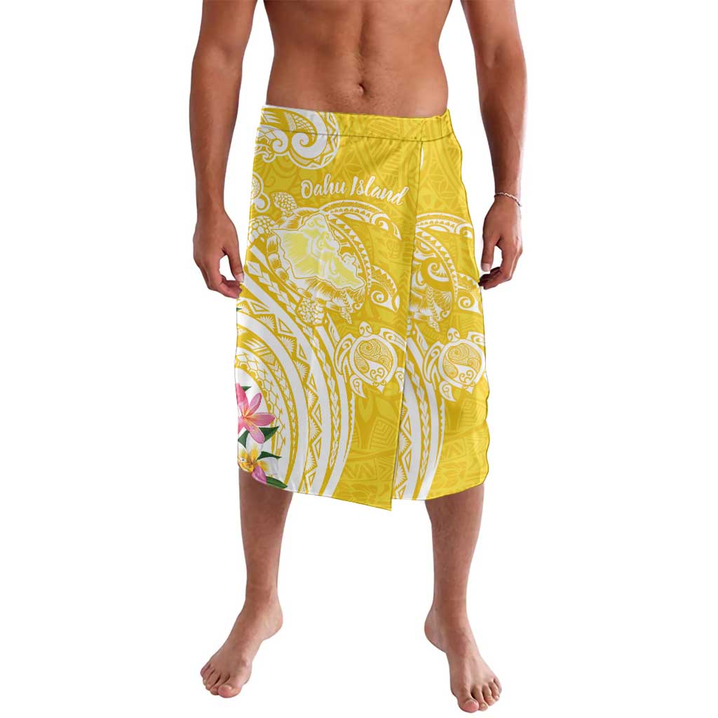 Aloha Oahu Island Personalized Lavalava Yellow Dreamy Turtle LT7 Yellow - Polynesian Pride