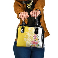 Aloha Oahu Island Personalized Shoulder Handbag Yellow Dreamy Turtle LT7 One Size Yellow - Polynesian Pride