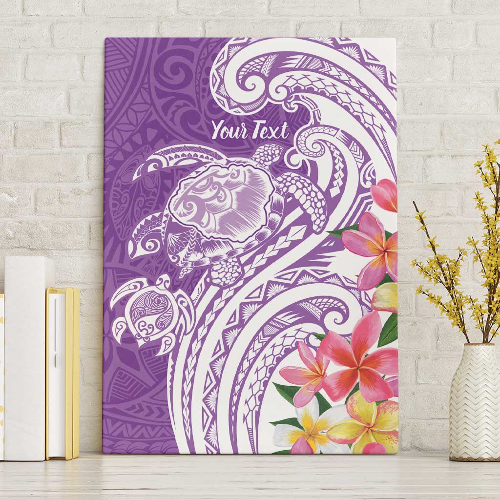 Aloha Kauai Island Personalized Canvas Wall Art Lilac Dreamy Turtle LT7 Without Frame Lilac - Polynesian Pride