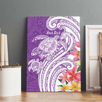 Aloha Kauai Island Personalized Canvas Wall Art Lilac Dreamy Turtle LT7 - Polynesian Pride