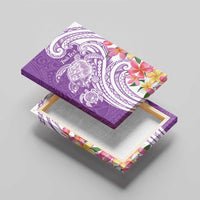 Aloha Kauai Island Personalized Canvas Wall Art Lilac Dreamy Turtle LT7 - Polynesian Pride