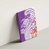 Aloha Kauai Island Personalized Canvas Wall Art Lilac Dreamy Turtle LT7 - Polynesian Pride