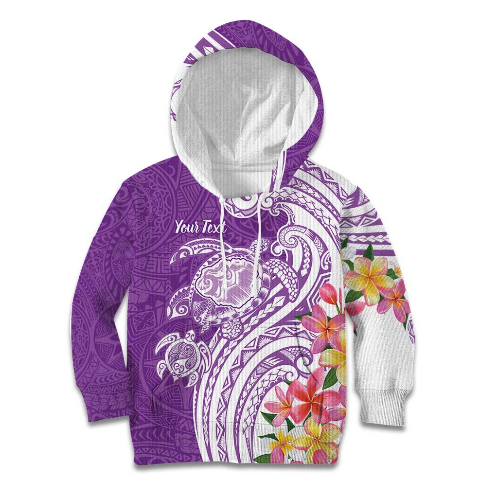 Aloha Kauai Island Personalized Kid Hoodie Lilac Dreamy Turtle LT7 Hoodie Lilac - Polynesian Pride