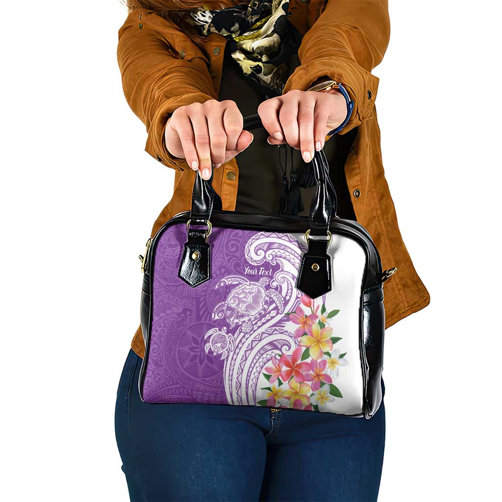 Aloha Kauai Island Personalized Shoulder Handbag Lilac Dreamy Turtle LT7 One Size Lilac - Polynesian Pride