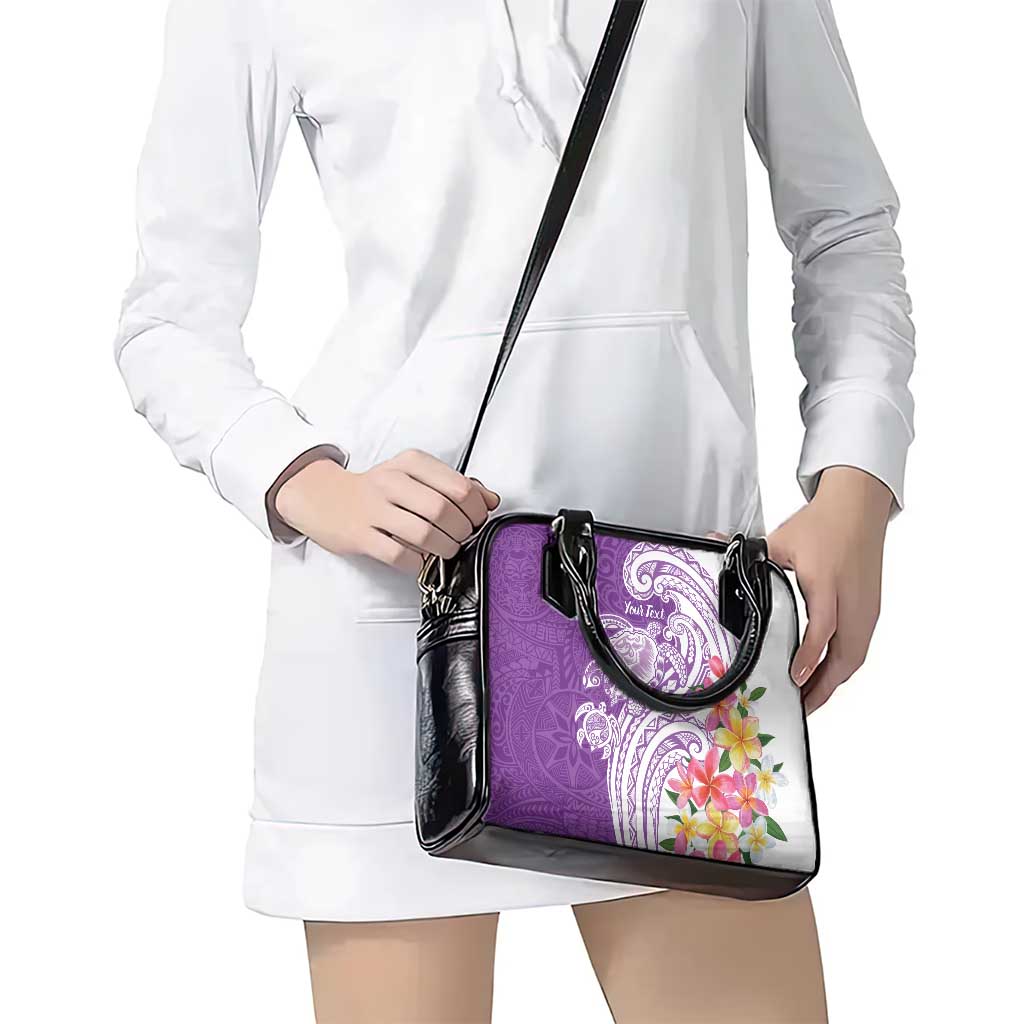 Aloha Kauai Island Personalized Shoulder Handbag Lilac Dreamy Turtle LT7 - Polynesian Pride