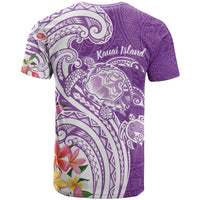 Aloha Kauai Island Personalized T Shirt Lilac Dreamy Turtle LT7 - Polynesian Pride
